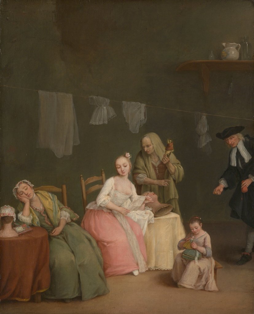 Detail of The Letter, 1746 by Pietro Longhi