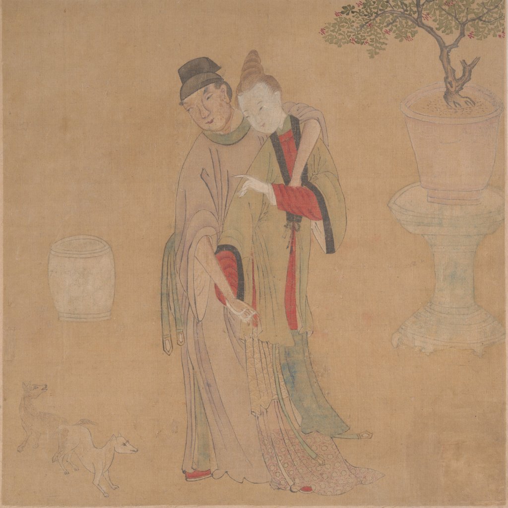Detail of Tartar Officer with Blonde Lady, 19th century by Unknown