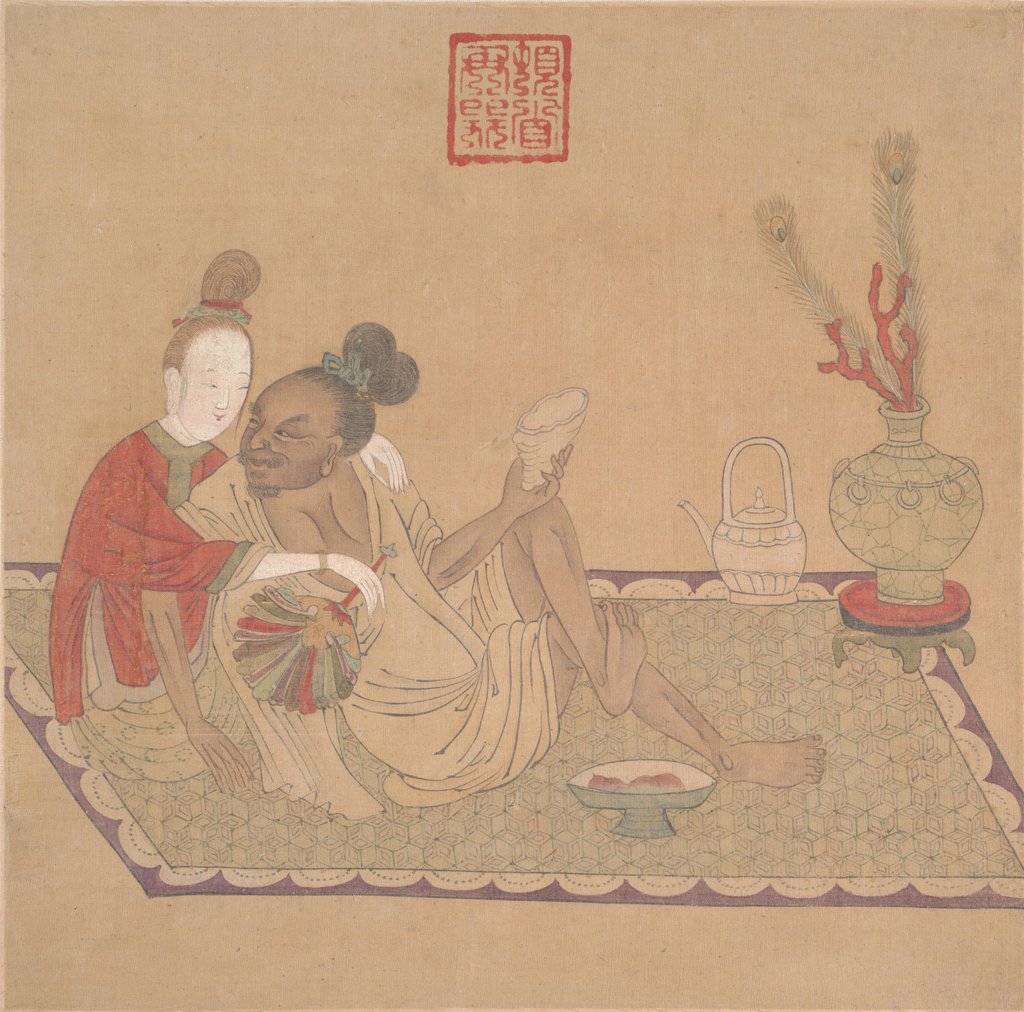 Detail of Tartar Officer with Blond Lady by Unknown