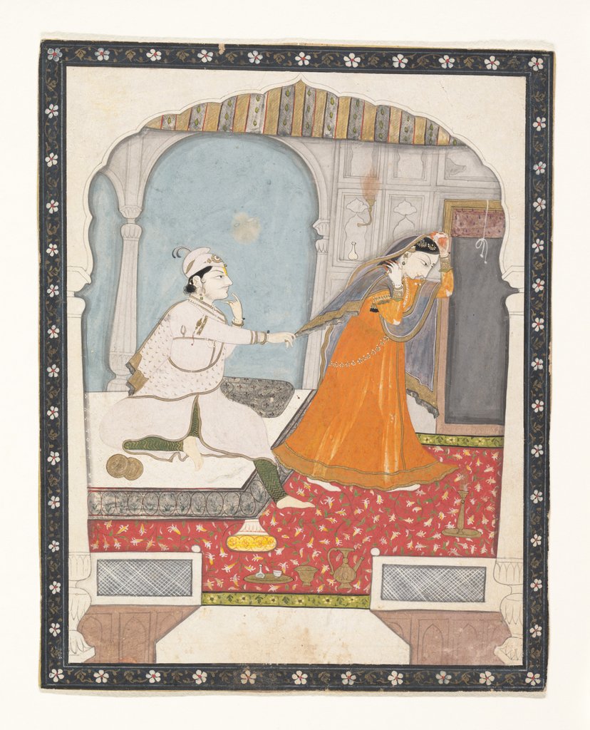 Detail of The Timid Bride, ca. 1800 by Unknown