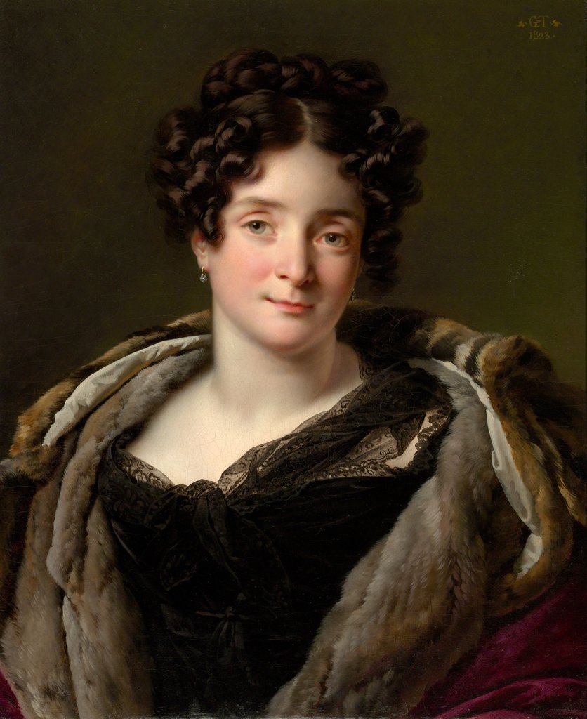 Madame Jacques-Louis-Étienne Reizet, 1823 by Girodet de Roucy-Trioson