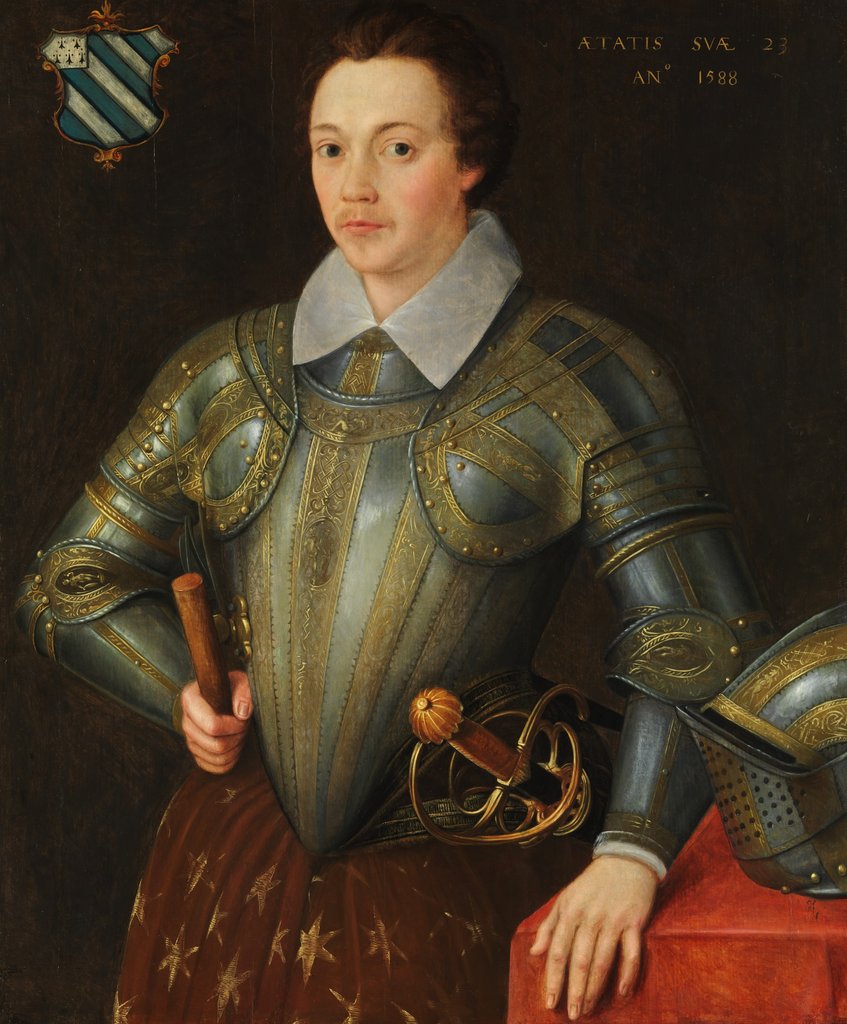 Detail of Sir John Shurley of Isfield by British Painter