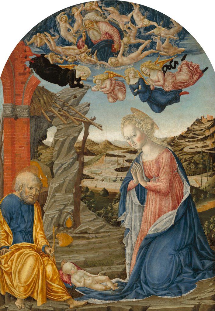 Detail of The Nativity by Francesco di Giorgio Martini