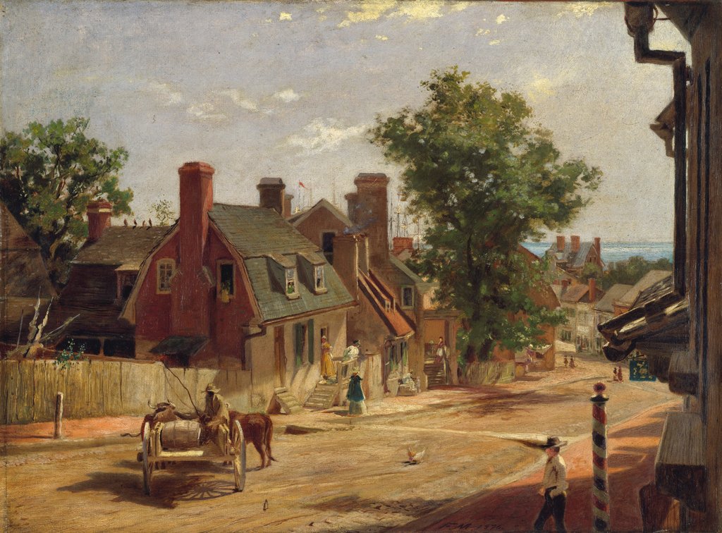 Old Annapolis, Francis Street, 1876 by Francis Blackwell Mayer