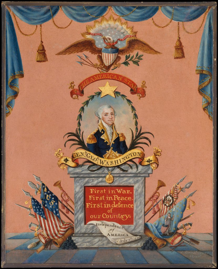 Detail of The American Star, ca. 1803 by Frederick Kemmelmeyer