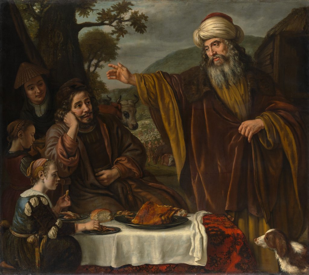 Detail of Abraham's Parting from the Family of Lot, ca. 1655-65 by Jan Victors