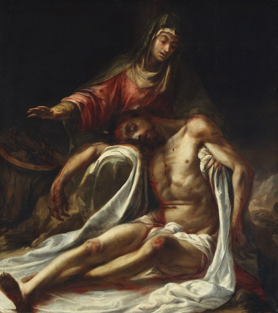 Detail of Pietà, ca. 1657-60 by Juan de Valdés Leal