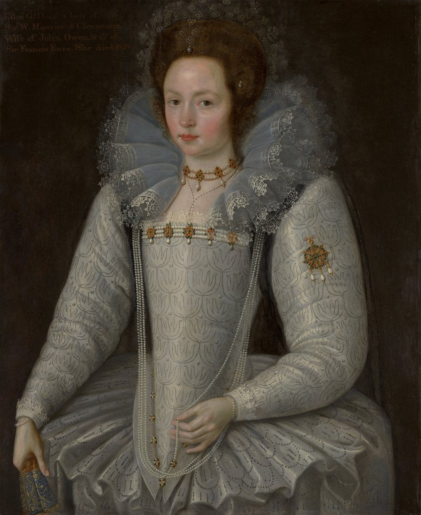 Detail of Ellen Maurice, 1597 by Marcus Gheeraerts