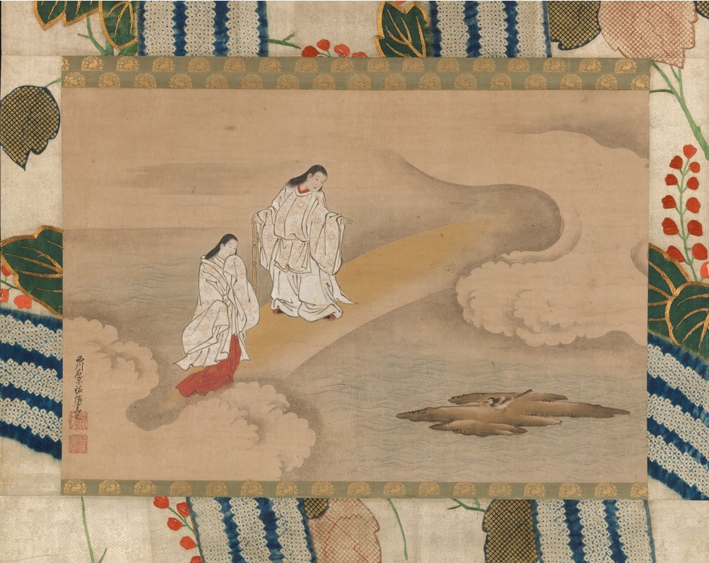 Detail of The God Izanagi and Goddess Izanami, 18th century by Nishikawa Sukenobu