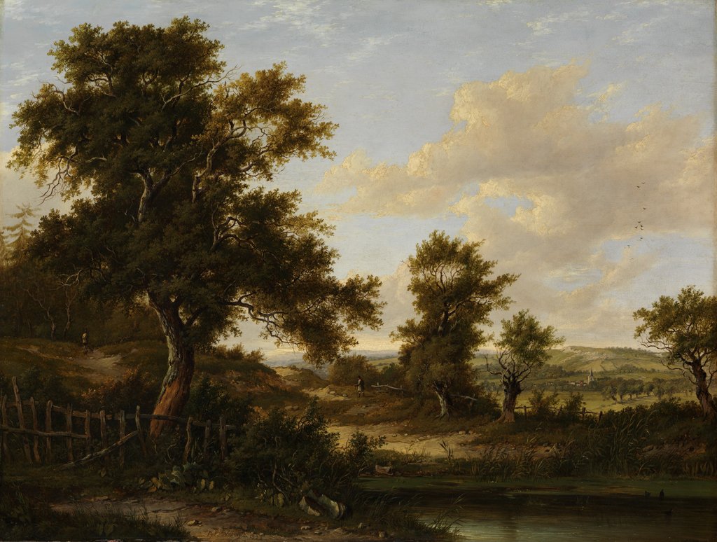Detail of Near Penshurst, Kent, 1828 by Patrick Nasmyth