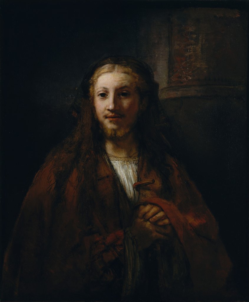 Christ with a Staff by Follower of Rembrandt
