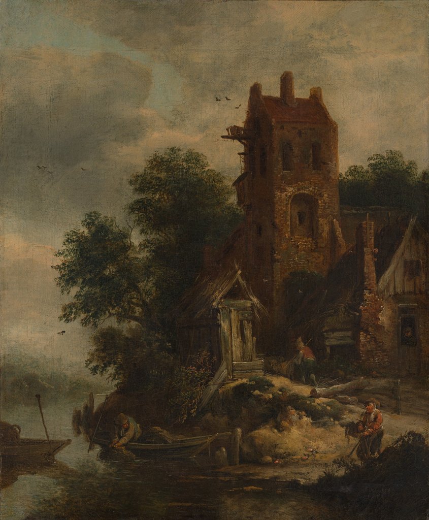 Detail of The Pigeon House by Roelof van Vries