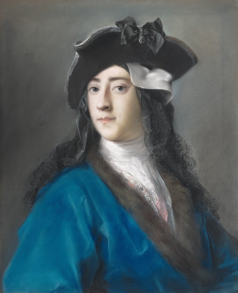 Detail of Gustavus Hamilton, Second Viscount Boyne, in Masquerade Costume, 1730-31 by Rosalba Giovanna Carriera