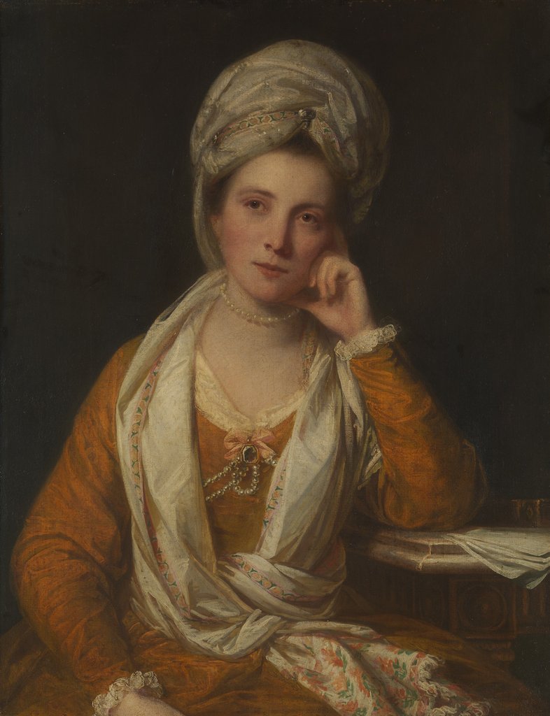 Detail of Mrs. Horton, Later Viscountess Maynard by Sir Joshua Reynolds