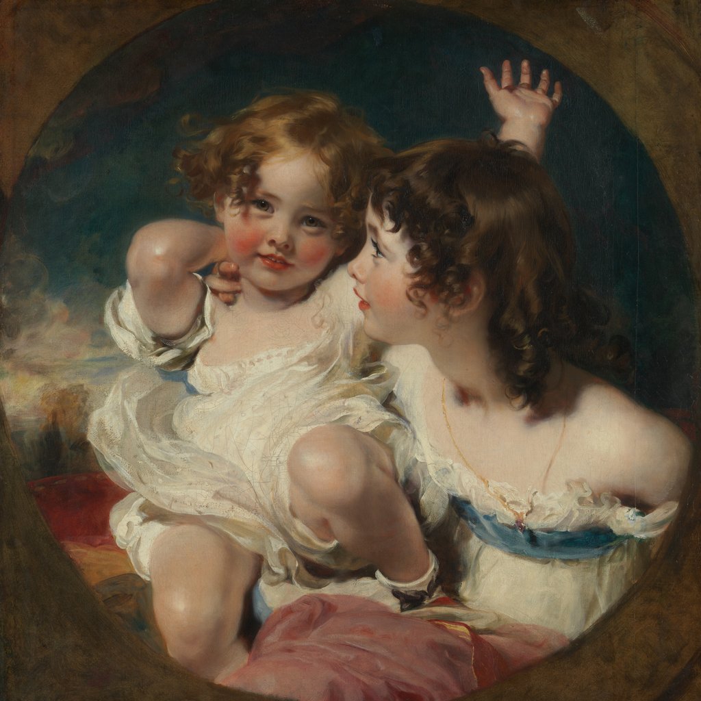 Detail of The Calmady Children, 1823 by Thomas Lawrence