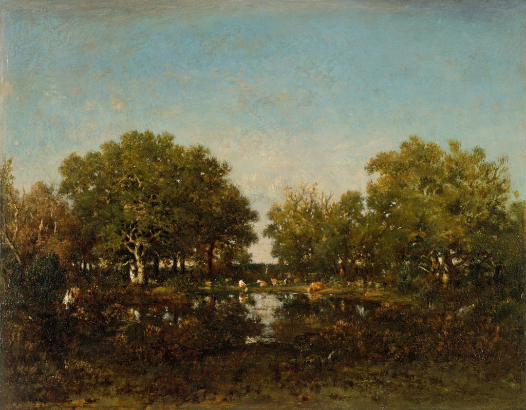 The Pool, 1839 by Theodore Rousseau