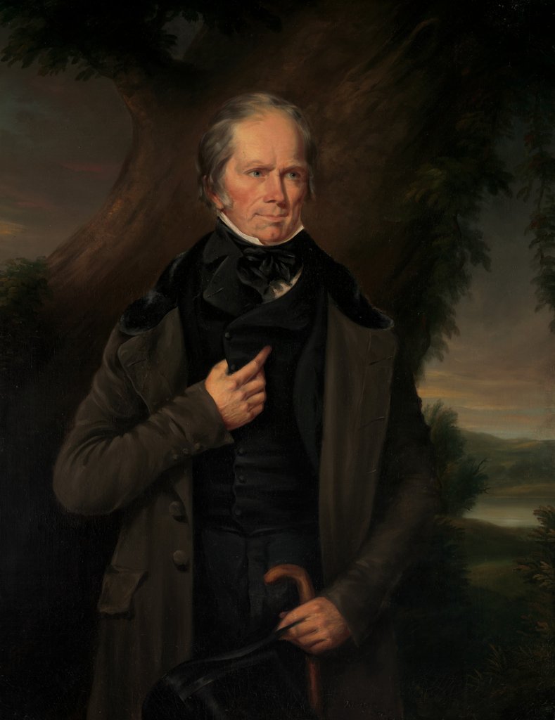 Detail of Henry Clay, 1843 by Theodore Sydney Moise
