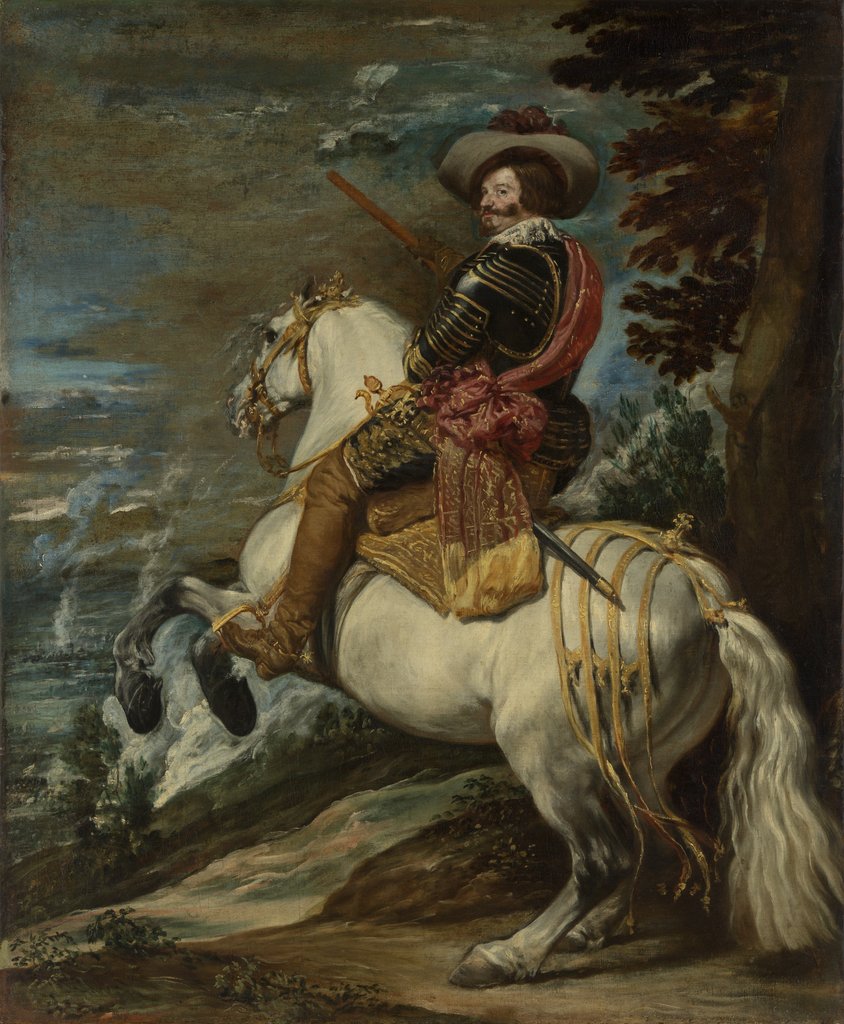 Detail of Don Gaspar de Guzmán, Count-Duke of Olivares, ca. 1635 by Diego Velasquez