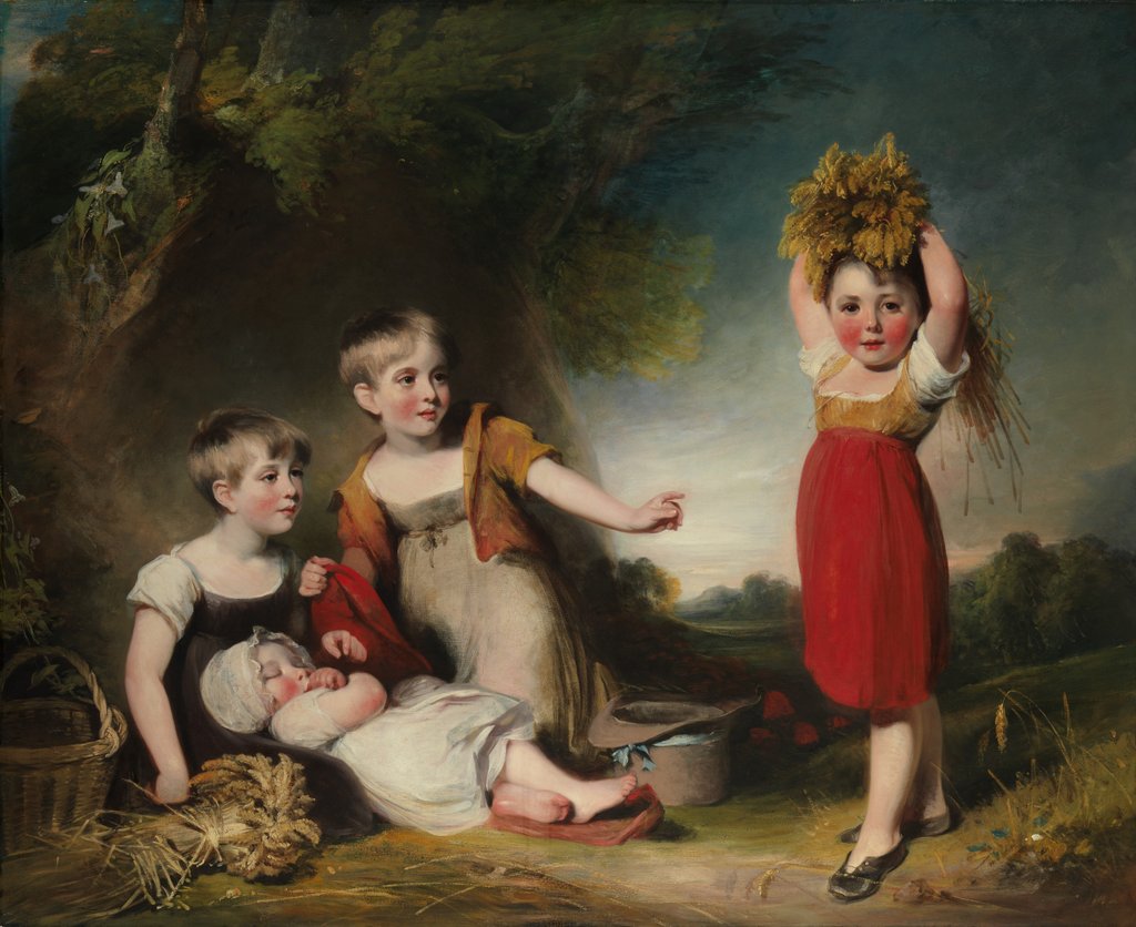 Detail of The Grandchildren of Sir William Heathcote, 3rd Baronet by William Owen