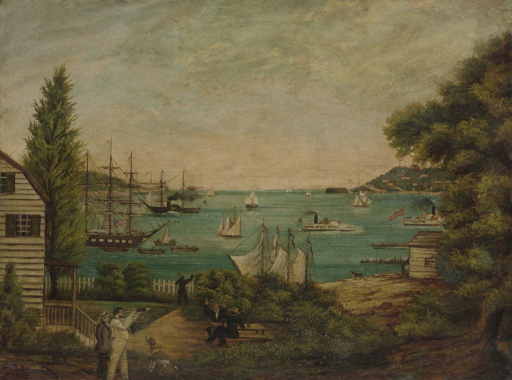 Detail of View from Staten Island, ca. 1855 by Unknown