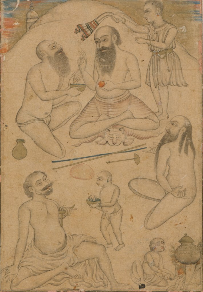 Detail of An Encampment of Yogis, ca. 1660 by Unknown