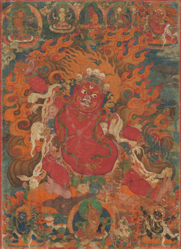 Detail of Guru Dragpo, 18th century by Unknown