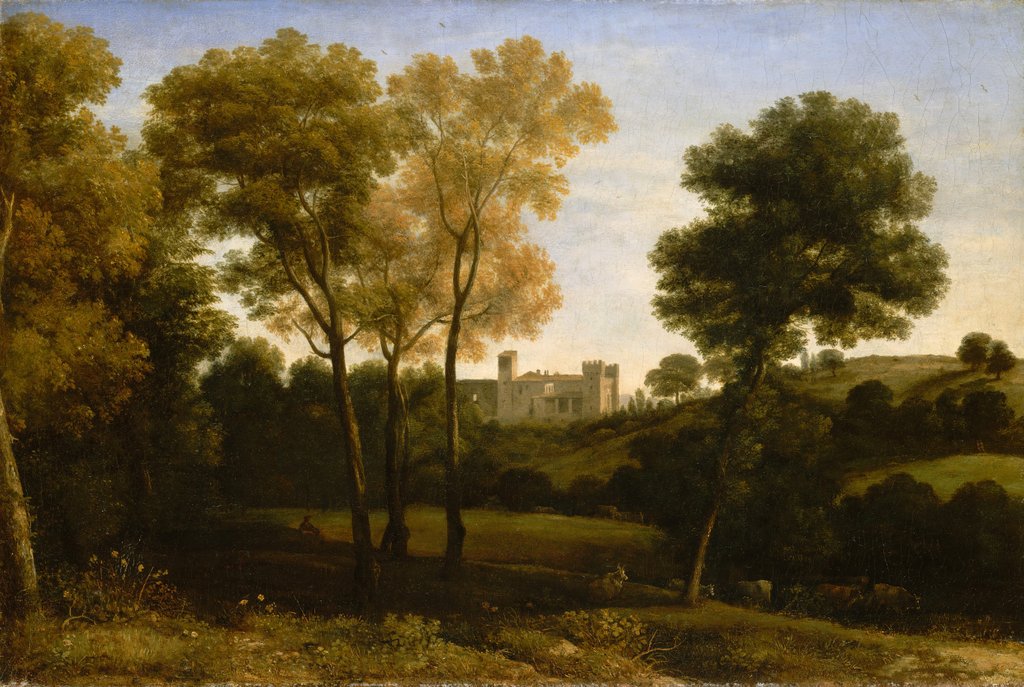 Detail of View of La Crescenza, 1648-50 by Claude Lorrain