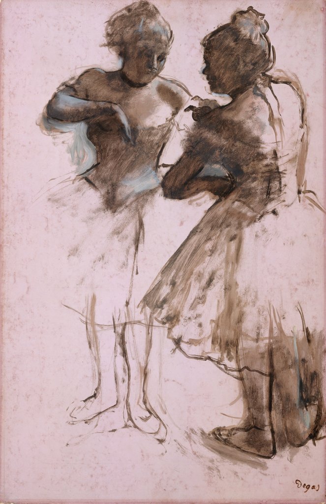 Detail of Two Dancers, 1873 by Edgar Degas