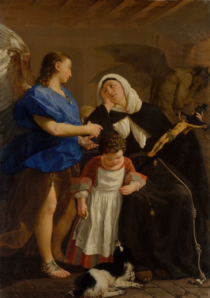 Detail of Saint Margaret of Cortona, ca. 1758 by Gaspare Traversi