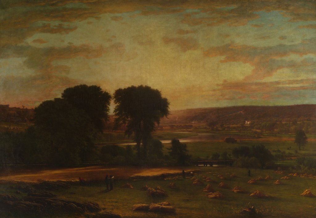 Detail of Peace and Plenty, 1865 by George Inness