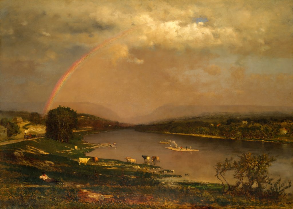 Detail of Delaware Water Gap, 1861 by George Inness