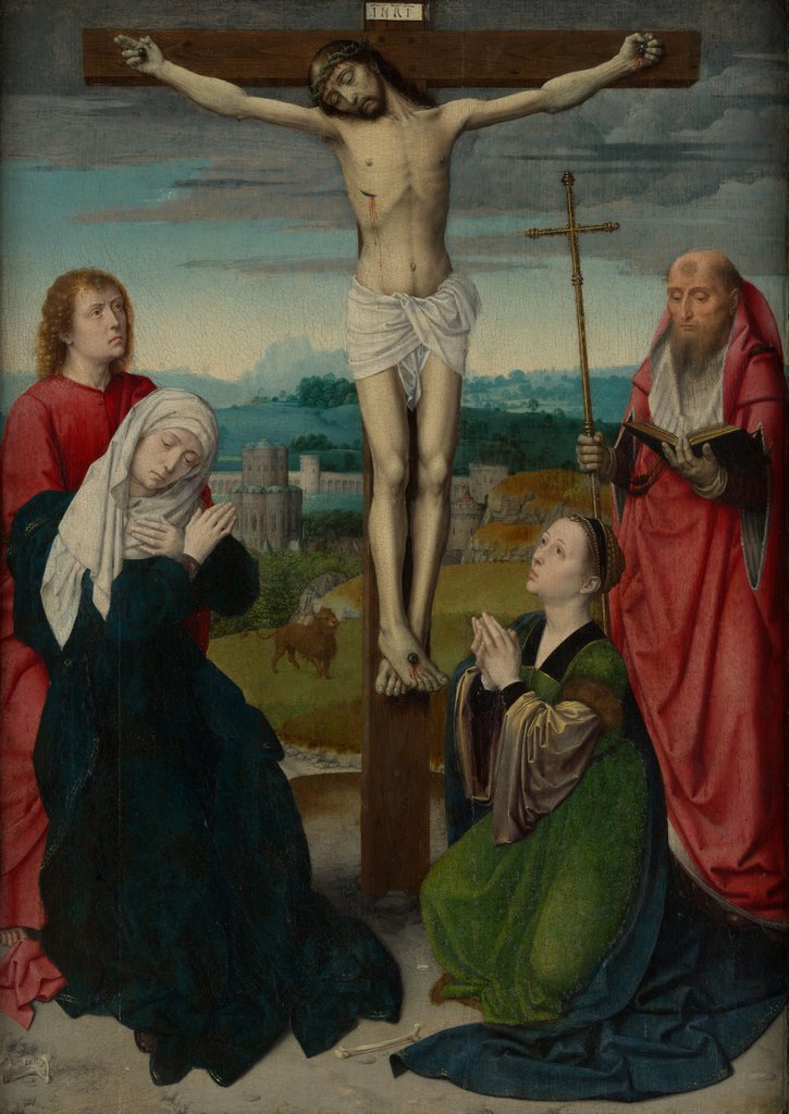 Detail of The Crucifixion, ca. 1495 by Gerard David
