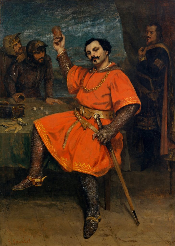 Detail of Louis Gueymard as Robert le Diable, 1857 by Gustave Courbet