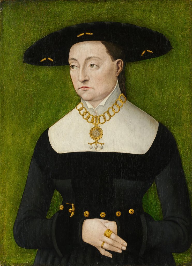 Detail of Katharina Merian by Hans Brosamer