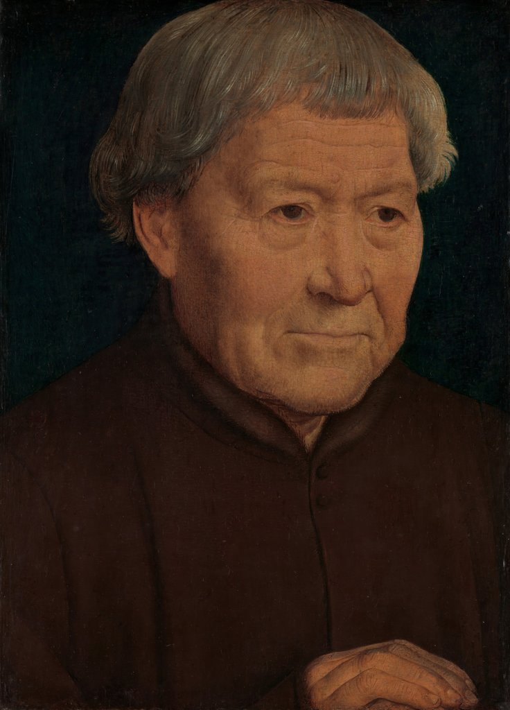 Detail of Portrait of an Old Man, ca. 1475 by Hans Memling