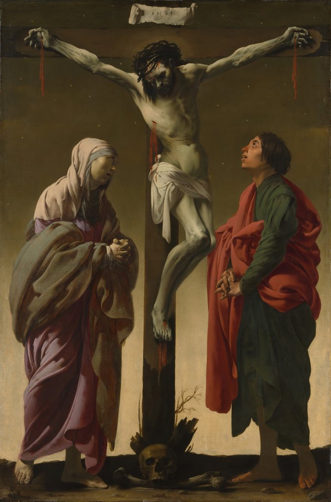 Detail of The Crucifixion with the Virgin and Saint John, ca. 1624-25 by Hendrick ter Brugghen