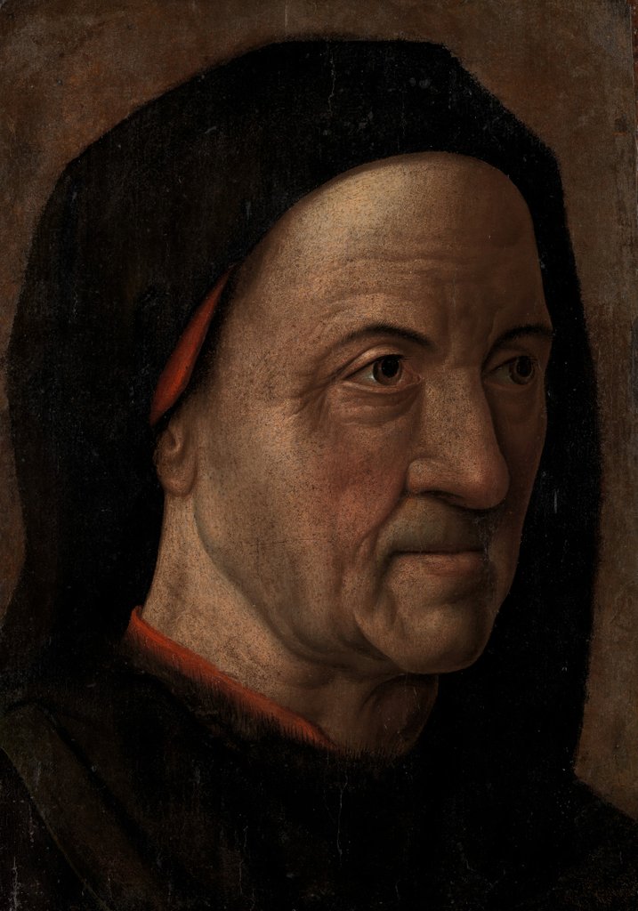 Detail of Portrait of an Old Man, ca. 1470-75 by Hugo van der Goes