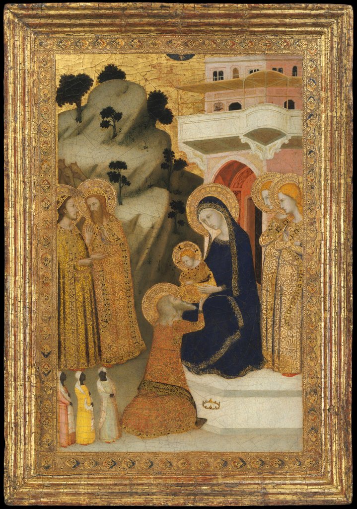 Detail of The Adoration of the Magi, ca. 1340-43 by Unknown