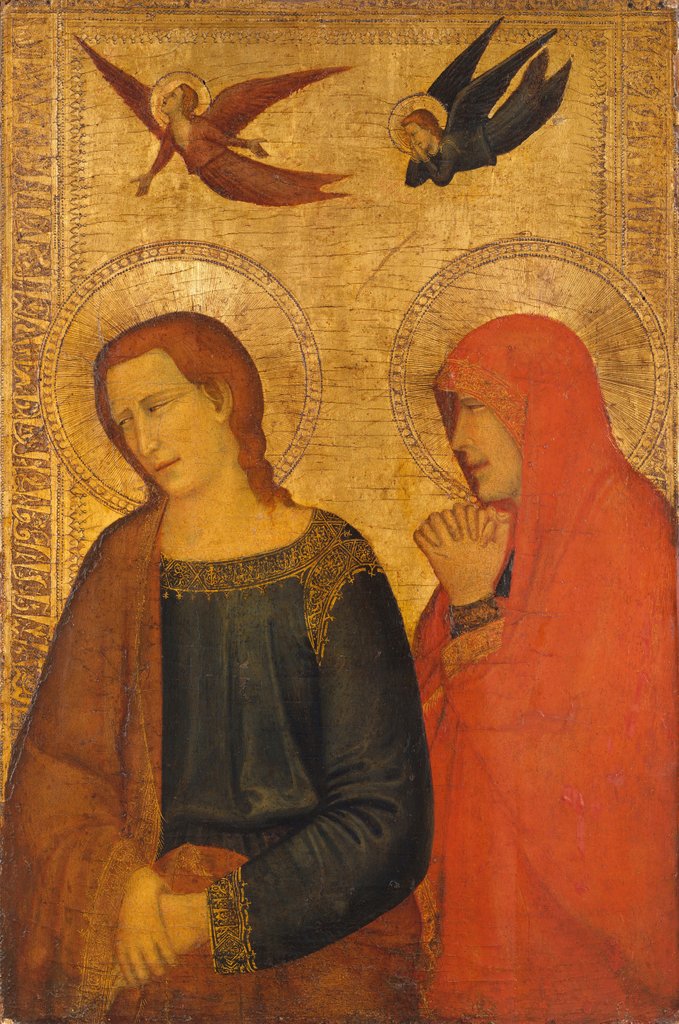 Detail of Saints John the Evangelist and Mary Magdalene, ca. 1335-45 by Unknown