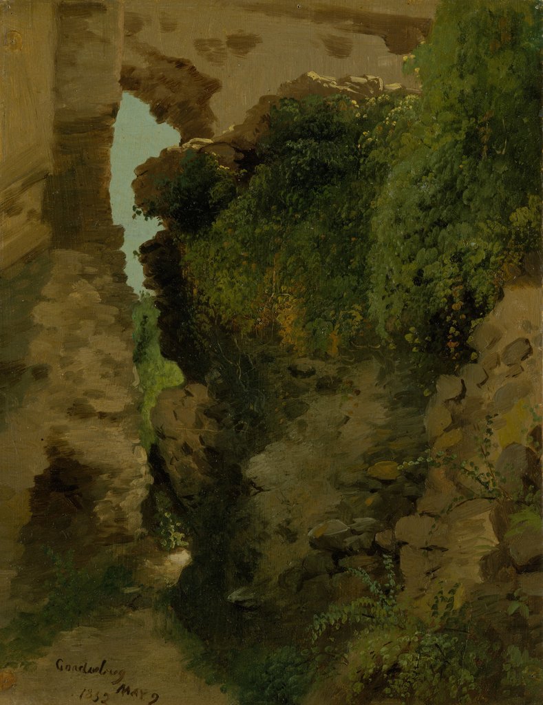 Detail of Godesberg, 1852 by James McDougal Hart