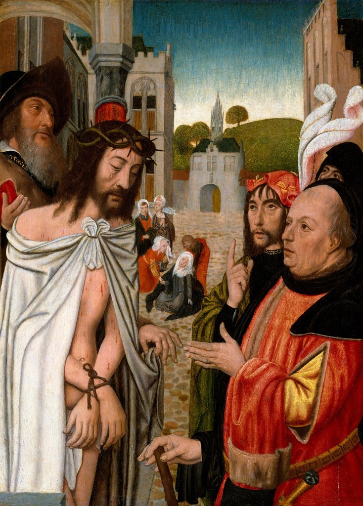 Detail of Christ Shown to the People, 1510-15 by Jan Mostaert