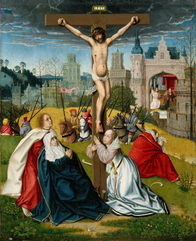 Detail of The Crucifixion, ca. 1495 by Jan Provoost