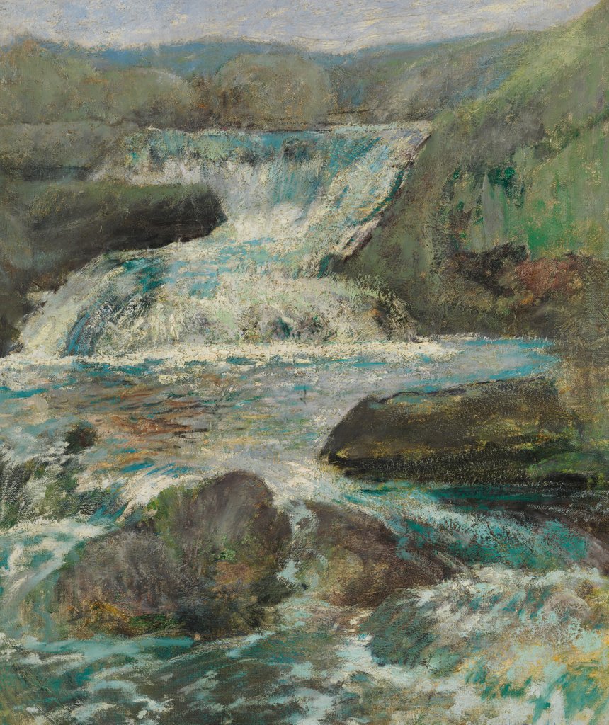 Detail of Horseneck Falls, ca. 1889-1900 by John Henry Twachtman