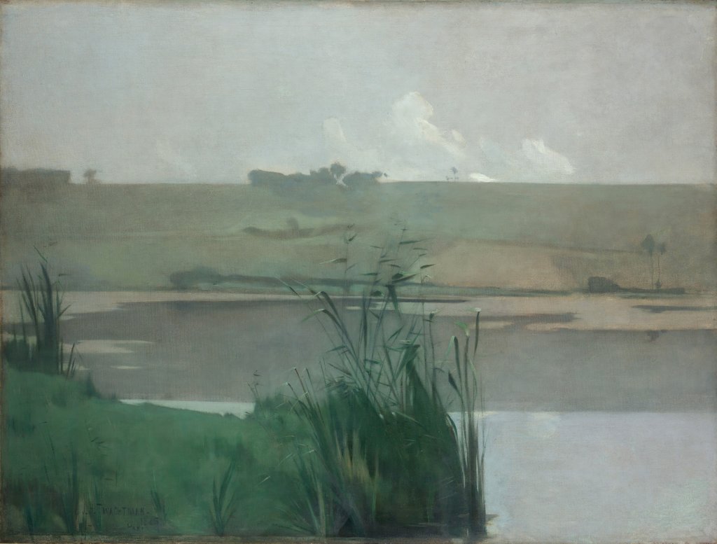 Detail of Arques-la-Bataille, 1885 by John Henry Twachtman