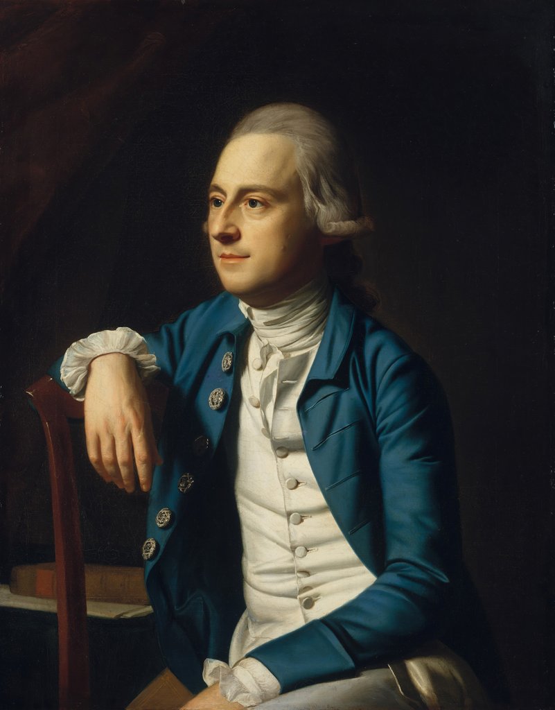 Detail of Gulian Verplanck, 1771 by John Singleton Copley