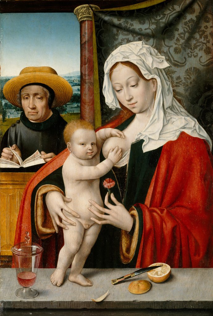 Detail of The Holy Family, possibly 1527-33 by Workshop of Joos van Cleve