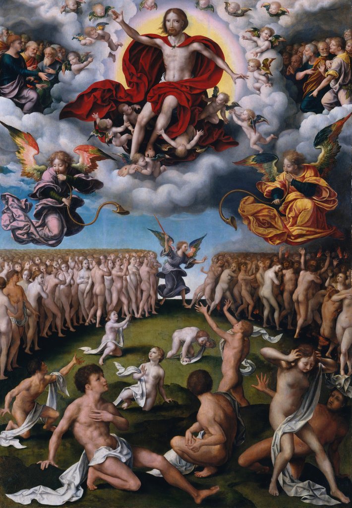 Detail of The Last Judgment, ca. 1520-25 by Joos van Cleve