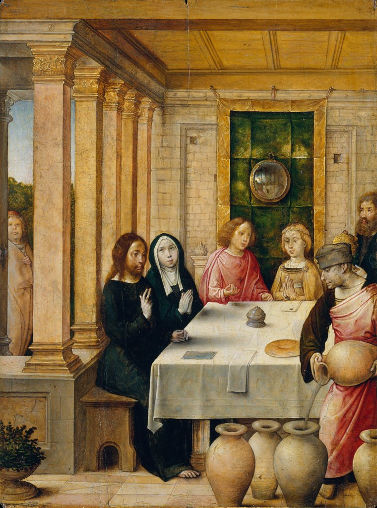 Detail of The Marriage Feast at Cana, ca. 1500-1504 by Juan de Flandes