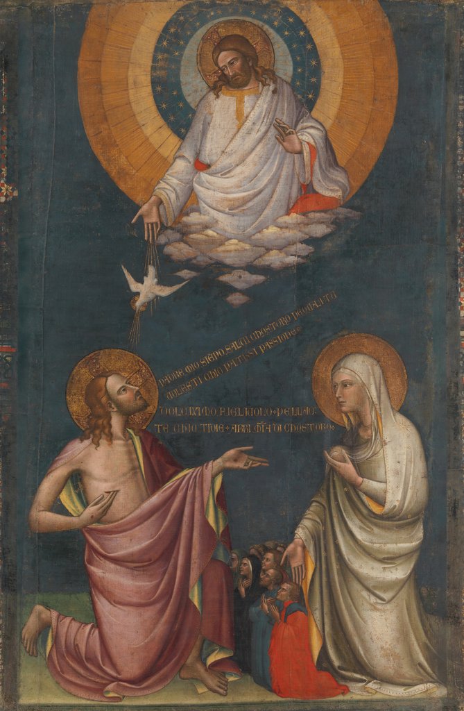 Detail of The Intercession of Christ and the Virgin, before 1402 by Lorenzo Monaco