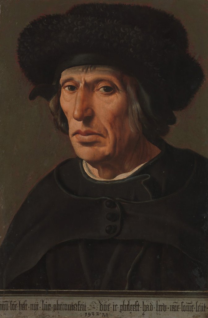 Detail of Jacob Willemsz. van Veen, the Artist's Father, 1532 by Maerten van Heemskerck